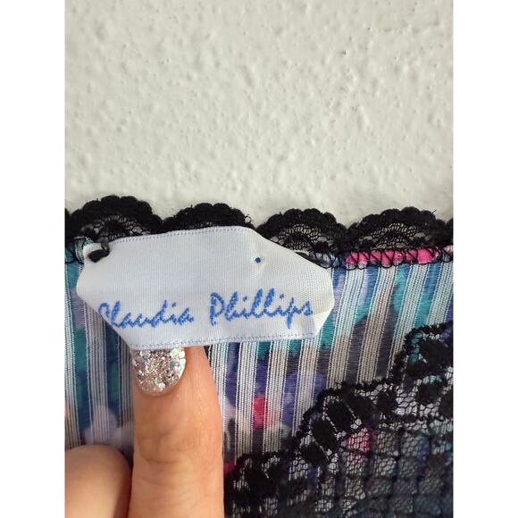 80s Floral Sleep Set size large - Picture 4 of 13